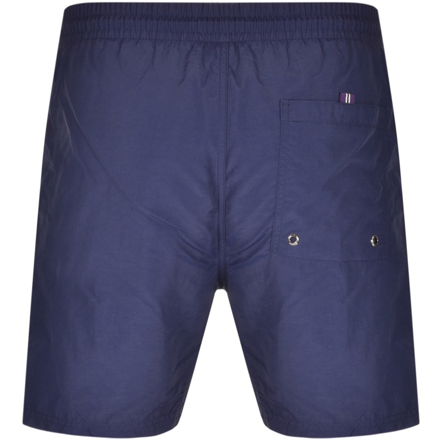 Alternative Image for ProductLuke 1977 Caen Striped Detail Swim Shorts Navy2